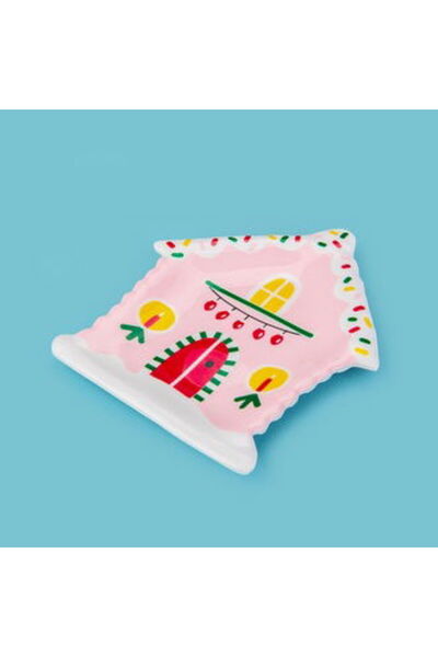 Excellent Houseware Houseware Melamine Christmas Themed Presentation Plate - Assortment - 19X16 cm
