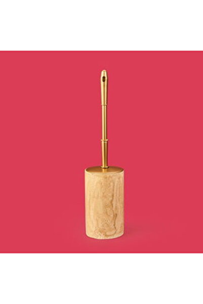 ASPARTAM Perie de toaletă cu aspect travertin - bej