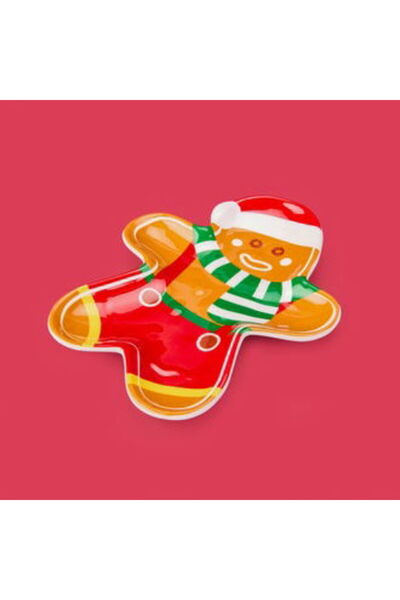 Excellent Houseware Houseware Cookie Man Serving Plate - Assorted - 15X12 cm