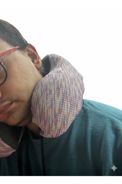 Generic Memory foam travel neck pillow with 360-degree head support, comfortable travel pillow