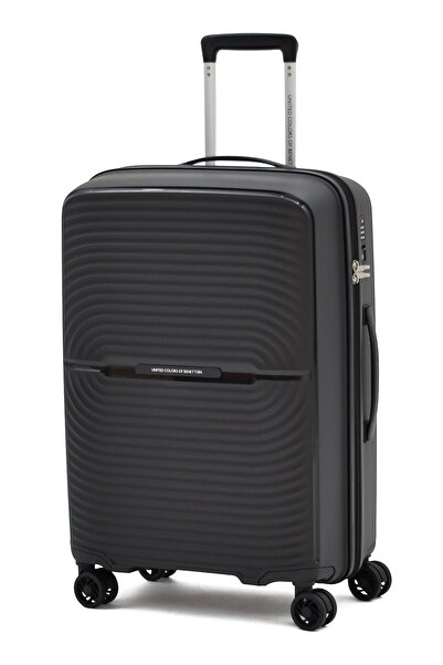 United Colors of Benetton Orta Boy Kırılmaz Valiz – Ultra Hafif, TSA Kilit, D...