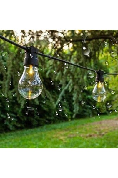 JRH Ghirlanda luminoasa decorativa exterior, 5 m cu 10 becuri LED, interconectabila