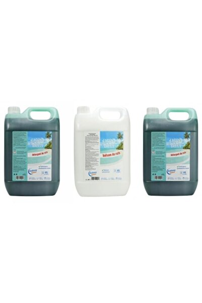 Galaxy Clean Pachet de 2 detergenți și 1 balsam, Laguna Breeze, Galaxy Clean,...