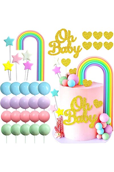 JeVenis Topper tort curcubeu