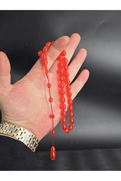 Tesbih-i Hazır Tesbihçilik مسبحة كهرمان مميزة مُوَلَّدة يدويًا بتصميم USTA مع...