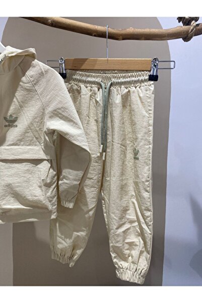 NOBLEKIDS Logo Printed Kids Sport Set – Zippered Top & Pants, Lined, Ages 2–8