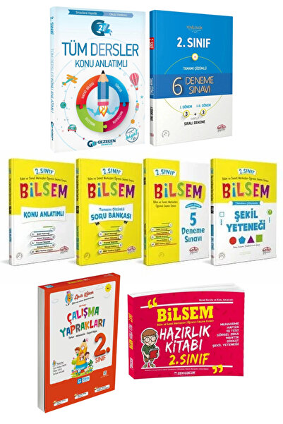 Editör Yayınevi 2. Sınıf Bilsem Seti+ Tüm Dersler Konu Anlatımı+ 6 Deneme+ Ha...