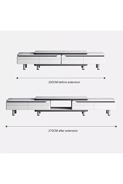 NKX TV Cabinet Elegant Stylish Storage for Living Room and Bedroom Two Way 270 CM