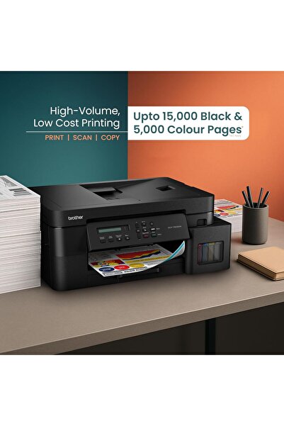 Brother DCP-T830DW Wireless All-in-One Ink Tank Printer (Duplex, ADF, Wi-Fi, USB, LAN)