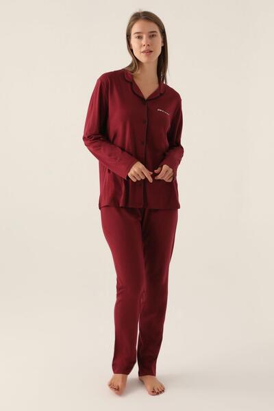 Pierre Cardin Boxed Women's Pajama Set Suitable for Dowry, 50% Modal 50% Cott...