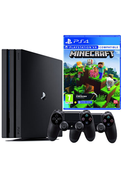 Sony Consola PlayStation 4 PRO PS4 1TB + 2 Controllere + Minecraft Second-Hand SH