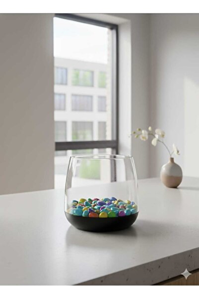 BiDünya Fanus Sert Plastik Vazo Teraryum Balık Fanusu Çiçek Dekoru Arajman Sa...