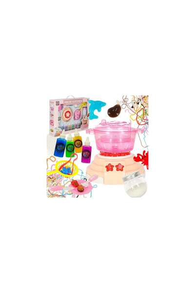 Three top online Set creativ cu gel 3D Magic Kitchen (62 buc) - Caisă/Portocală