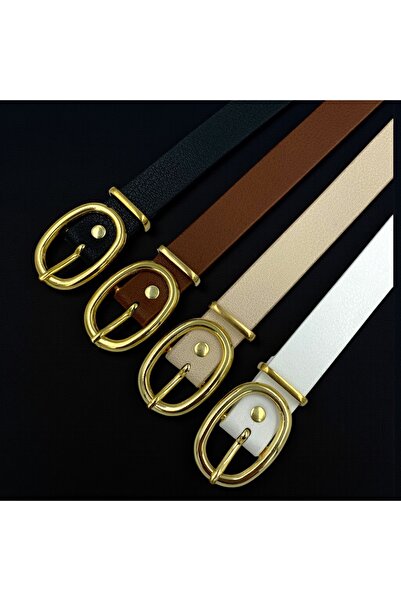 imran kemer حزام نسائي بمشبك بيضاوي معدني مكون من 4 قطع، حزام للسترة، حزام لل...