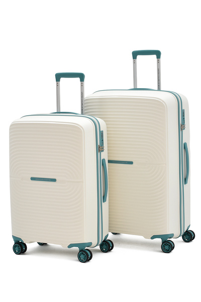 United Colors of Benetton 2'li Kırılmaz Valiz Seti Büyük Boy - Orta Boy – Ult...