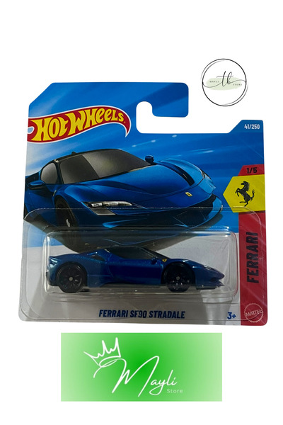 HOT WHEELS Ferrari Ferrari SF90 Stradale 1/64 ölçek 41/250 JJJ12-N521 2026