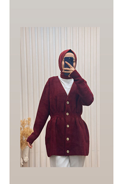 MERVE TESETTÜR Soft Texture Cashmere Cardigan