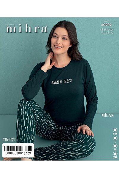 Mihra Милански комплект пижама с дълъг ръкав PJT4001