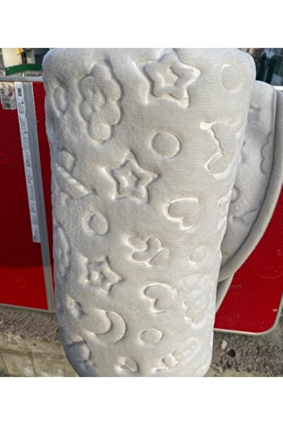 Özdilek أوزديليك بطانية أطفال 100×120 سم رمادي فاتح