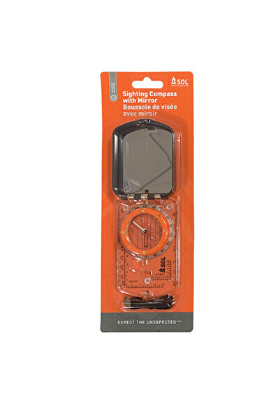 SOL Sighting Compass with Mirror