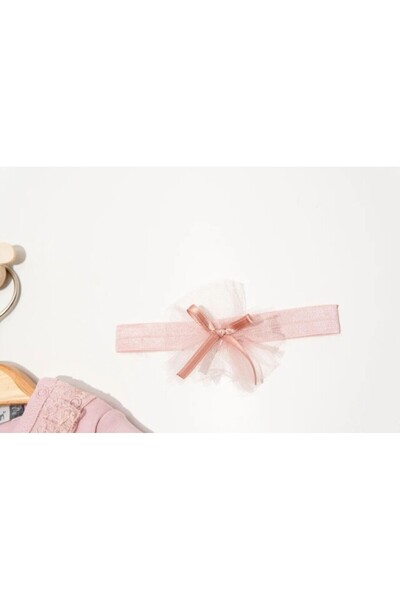 MİNİBORN Cotton Lace Detailed 2-Piece Baby Girl Set