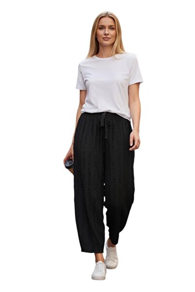 GÖMLEK GALERİSİ Standard Size Knitted Pattern Viscose Trouser Skirt (38-48)