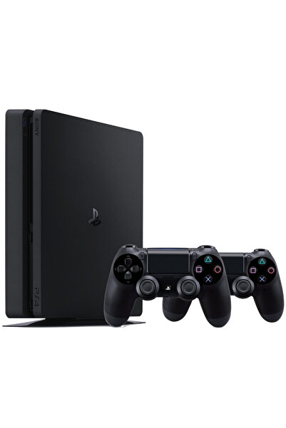 Sony Consolă PlayStation 4 SLIM 500GB + 2 controllere wireless (la mâna a doua)