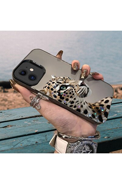 Caseji حافظة هاتف متوافقة مع آيفون 11 بنمط طباعة الماس التايبريديك مقاومة للأ...