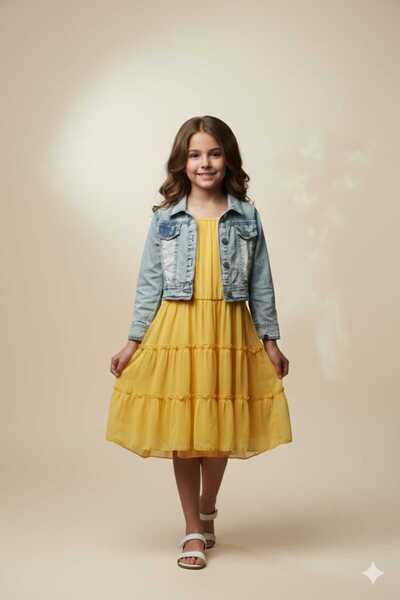 Carino KIZ ÇOCUK ELBİSESİ