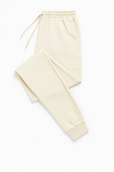 MARKATEM Παντελόνι Joger με λάστιχο στη μέση και κορδόνια, 2 κλωστές, λάστιχο στο πόδι, άνετο κόψιμο