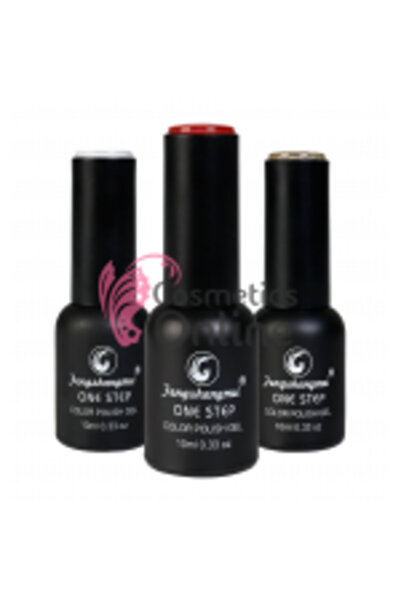 FSM Oja semipermanenta FSM, ONE STEP Color UV/LED 10ml Cod 264 Milky White (Alb Laptos)