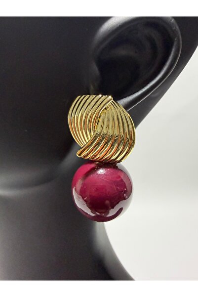 PaminBags Aksesuar Pearl Beaded Ball Stud Earrings Lns0022