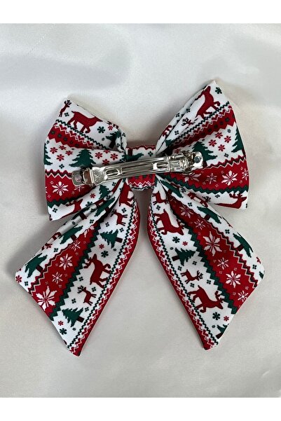 Twinssis Accessories Christmas Pine Pattern Bow Ribbon Automatic Buckle