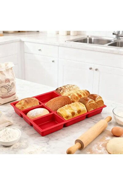 cookshef قالب سيليكون صغير غير لاصق ذو 9 تجاويف (مرقمة من 1 إلى 9) للخبز والكعك والصابون