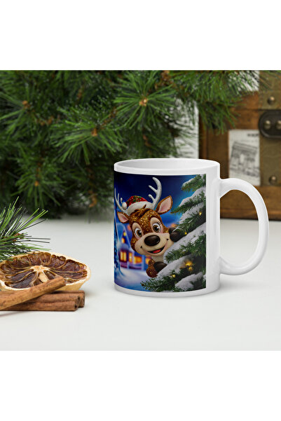 BaoBao Christmas ceramic mug 330 ml (11 oz) – festive design, durable, Wholesale