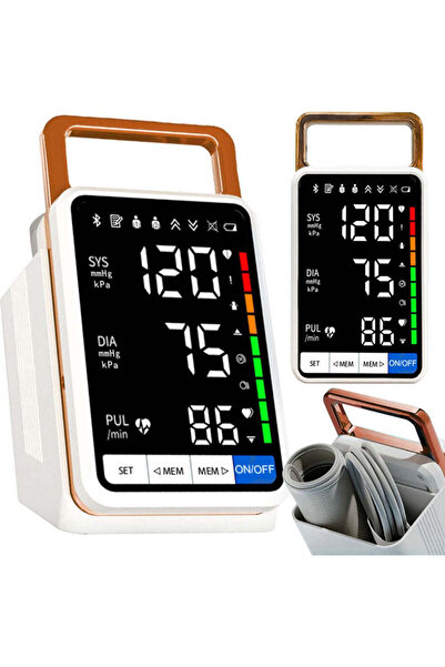 Velixo Tensiometru de braț, LCD mare, măsurare tensiune arterială și puls, detectare puls neregulat, memorie, USB