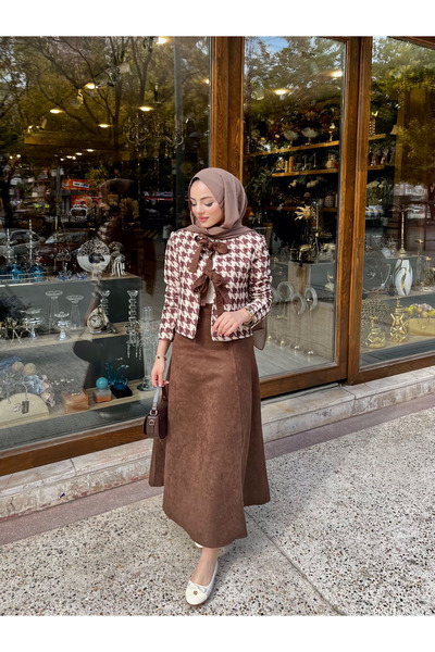 QASHE Goose Foot Pattern Double Set 6512