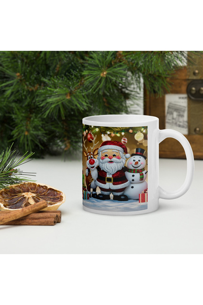 BaoBao Christmas ceramic mug 330 ml (11 oz) – festive design, durable, Wholesale