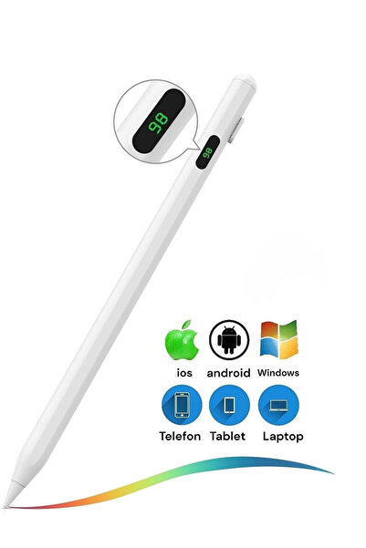 Metpa Şarj Göstergeli Dokunmatik Tablet Kalemi Stylus Kalem Apple Ve Android ...