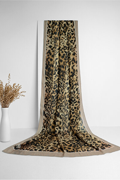 Sekine İpek DİJİTAL BAMBU KRAŞ ŞAL LEOPAR