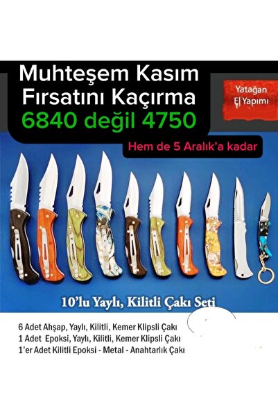 YATAĞANBIÇAK Yatağan Bıçak Seti