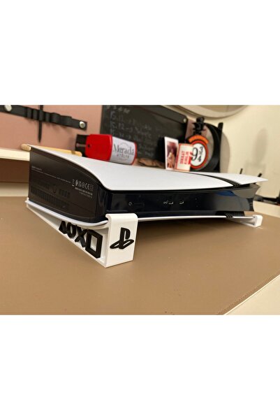 Merada Playstation 5 Pro ve Slim Yatay Stand (Dijital Sürüm - Beyaz)