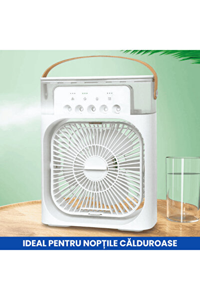 OferteTop Portable Air Conditioner with Water Tank and Ambient LED