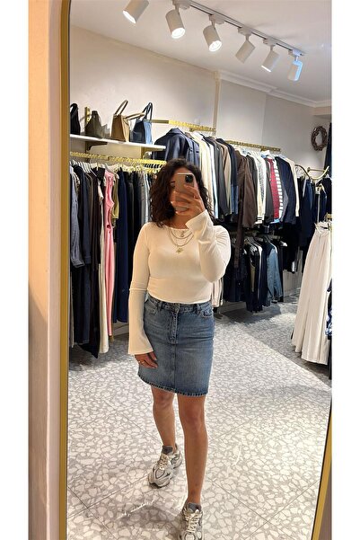 MU&ME BOUTİQUE Bluz Kollari Bol