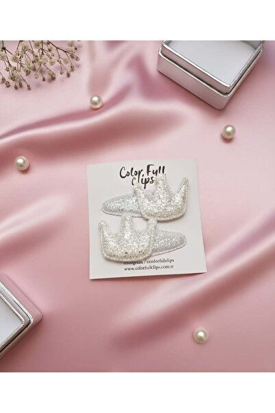 COLORFULLCLİPS Princess Crown Snap Buckle Set of 2