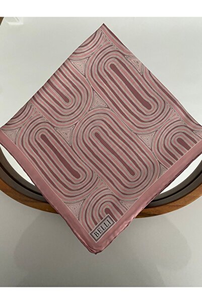 Belli Rhythm Pattern Twill Silk Scarf