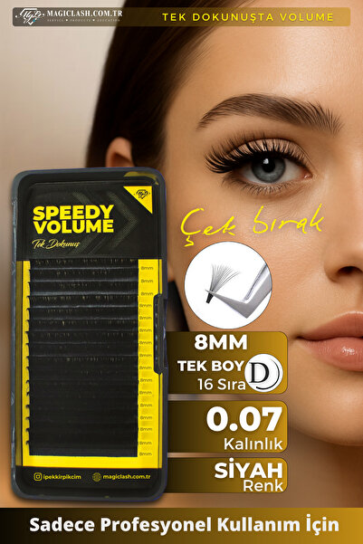Magic Lash Speedy Volume Auto-Fan Kolay Volüm Easy Fan Çek Bırak İpek Kirpik ...