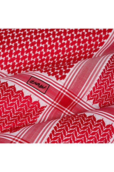 Al Fares Al-Faris Red and White Men's Shemagh