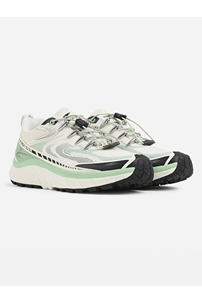 BRONX Sport Sneakers White Green Lime Track-err
