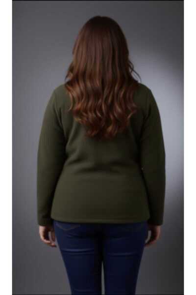 Symirna γυναικείο φούτερ με μισό φερμουάρ από ύφασμα πολικό